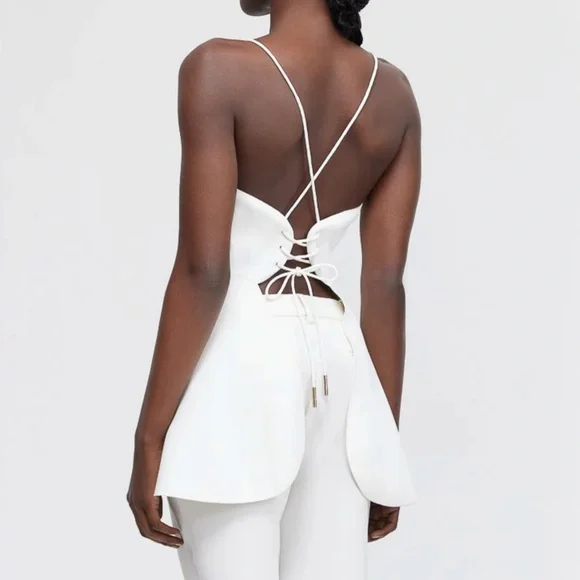 NWT Acler Allister Top - Ivory - Picture 2 of 12